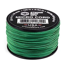 Atwood Rope MFG Tactical Micro Utility Cord 1.18mm X 125ft (Green)