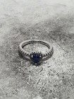 Pandora Sparkling Elevated Heart Ring Size 52 Used