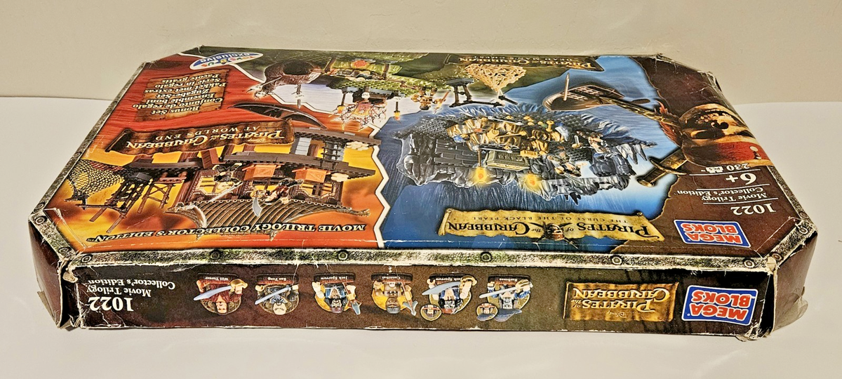 Mega Bloks Pirates of The Caribbean Movie Trilogy Collectors 1022