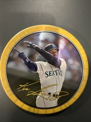 1997 Topps Screen Plays Premium "GOLD" Ken Griffey Jr. Card And Tin