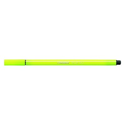 Stabilo Pen 68, 1 Piece of Felt tip, Middle tip 024 neongelb/68