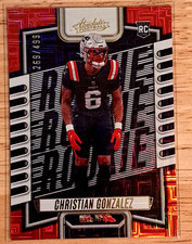 Christian Gonzalez /499 (RC)☢️- 2023 Panini - Patriots - LOCKDOWN 🔒
