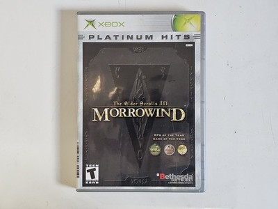 The Elder Scrolls III: Morrowind Platinum Hits Xbox, Original Box, Tested