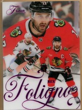 Nick Foligno 2025-26 Flair Backcheck Purple #/199  