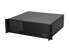 iStarUSA D-313SE-MATX Black Aluminum / Steel 3U Rackmount Compact Industrial