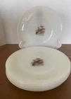 6 ANCHOR HOCKING FIRE-KING GAME BIRDS DINNER PLATES VGC! Ruffed Grouse