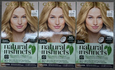 3 Clairol Natural Instincts Semi-Permanent Hair Color 9 LIGHT BLONDE 28 SHAMPOOS
