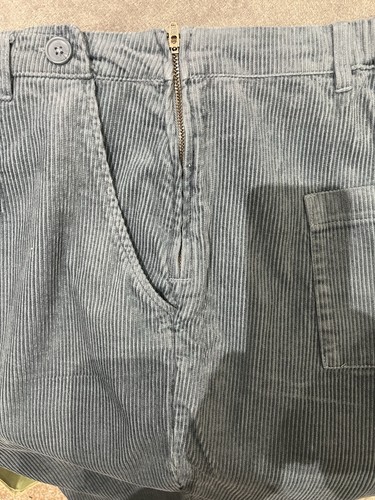 Seasalt Women's Trousers Porfell Cord Light Teal Size 20 Regular - Picture 10 of 13