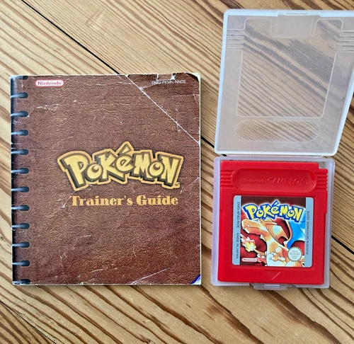 Pokémon Rote Edition Game Boy | Original Modul + Anleitung | 1999 | Top Zustand