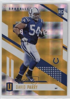 2017 Panini Unparalleled Yellow 63/199 David Parry #65 11h3