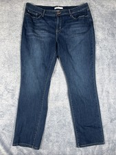 Signature by Levi Strauss Straight Leg Jeans Women's 20M Stretch Mid-Rise EUC