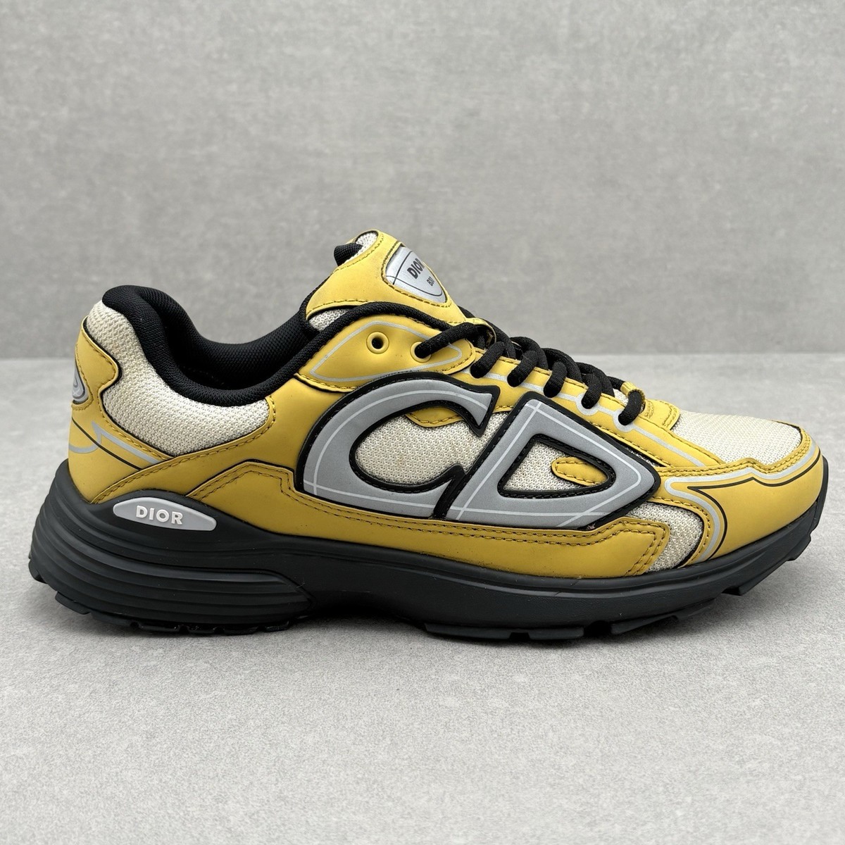 Dior B30 Reflective CD Sneaker ' Yellow Black ' | Size 41 (8 US