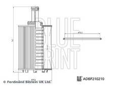 Filtro olio BLUE PRINT tra gli altri per FERRARI, MASERATI