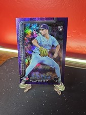 2025 Topps Update Series - Mason Fluharty #US138 Purple Holofoil /250 (RC)