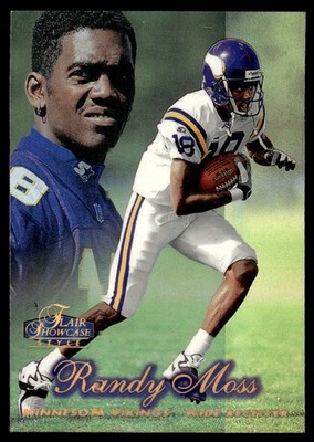 1998 Flair Showcase Row 2 Randy Moss Rookie #5