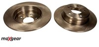 2X Bremsscheibe Maxgear 19-0726 2 Bremsscheiben Hinterachse Hinten