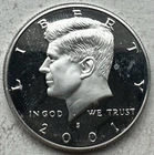 2001-S Kennedy Half Dollar Proof 90% Silver-INV#8798