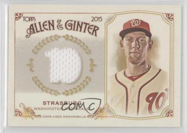 2015 Topps Allen & Ginter's Relics B Stephen Strasburg #FSRB-SS