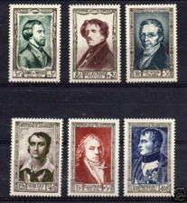 FRANCE 1951 Y&T 891/96 "CELEBRITES DU XIX" NEUFS xx TTB