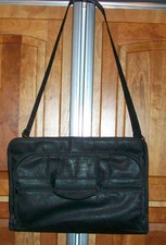 Soft Leather Large Messenger Briefcase type bag with Multi compartments