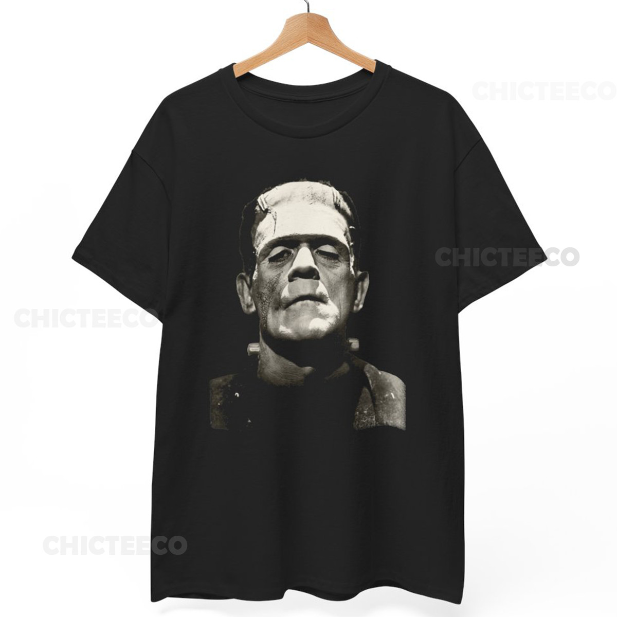 Camisa Frankenstein, Halloween Horror Clásico Universal Monstruos Icono Unisex Camiseta