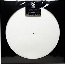 SLIPMATS SLIPMAT Leather White - Diameter 295 mm - Thickness 1.5 mm - Audio A
