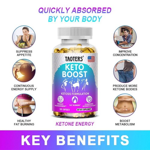 KETO BOOST - 23,500mg - Weight Loss Keto Diet Super Strong 120 Capsules - Picture 6 of 12
