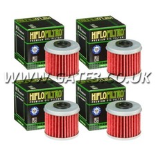 4 x Honda CRF450R 2002-2024 HIflofiltro Premium Oil Filter HF116