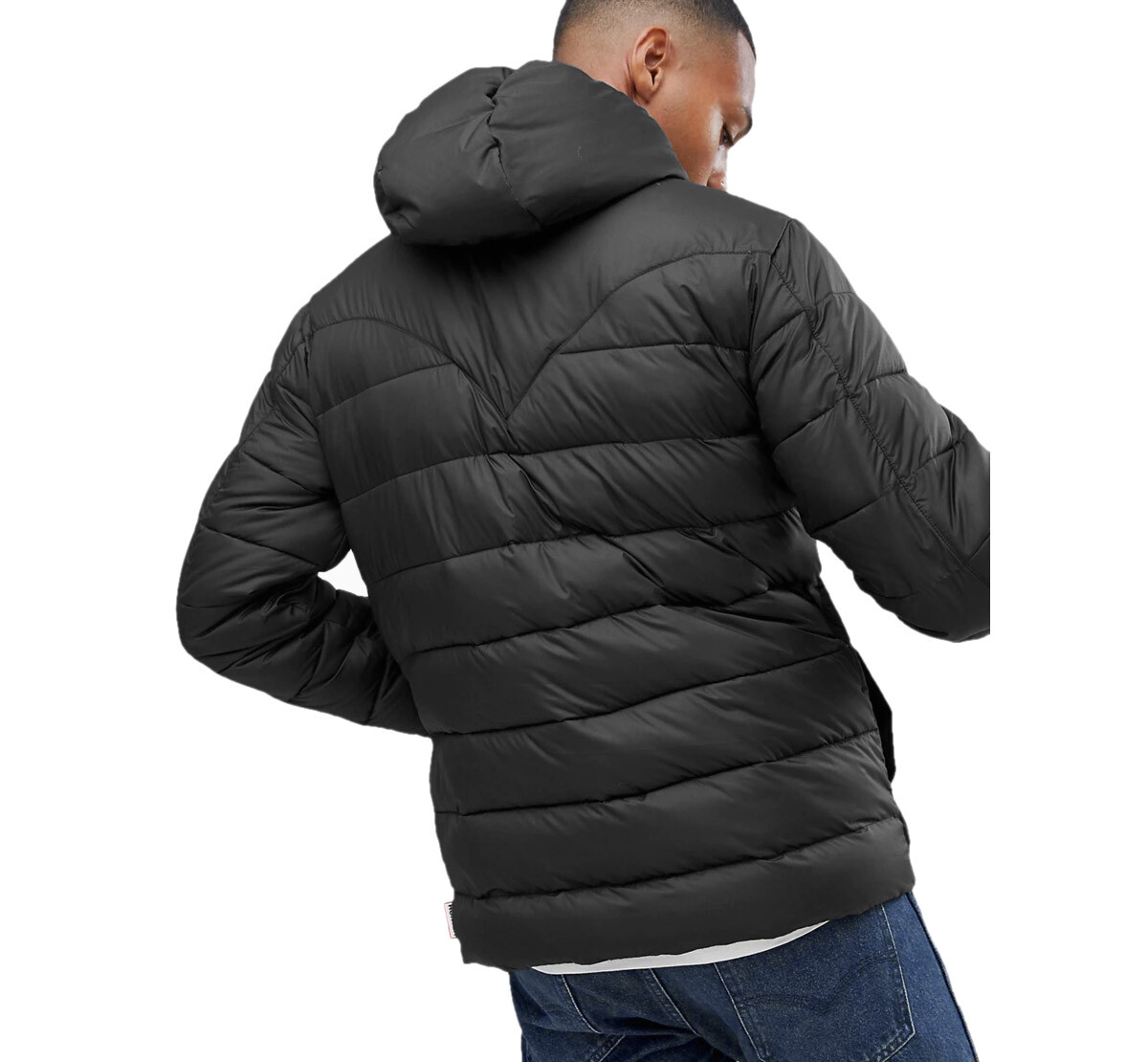 Hunter Mens Original Puffer Jacket US Large / UK 42-44 Black Hunter Mens Original Puffer Jacket US Large / UK 42-44 Black