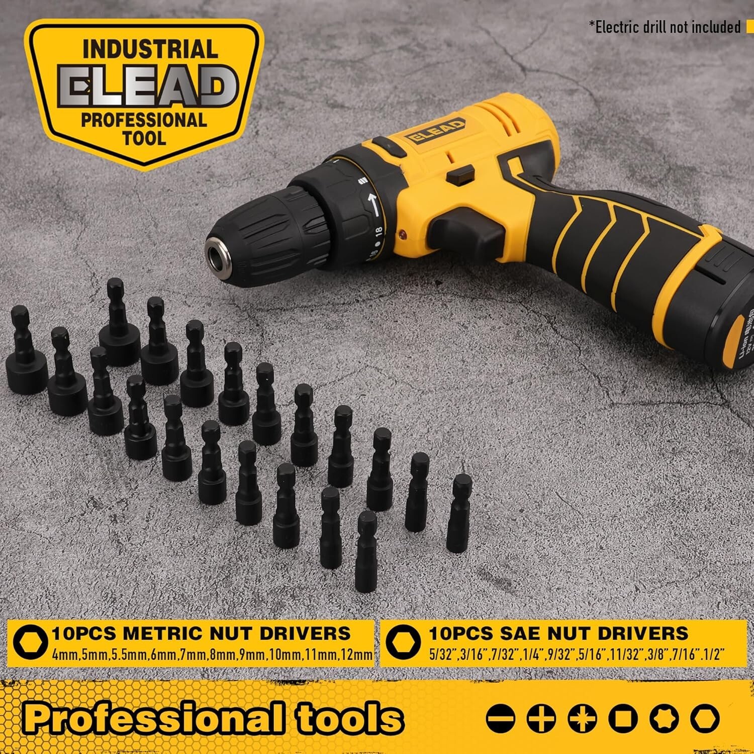 86PCS Magnetic Screwdriver Set w/ Case, Slotted, Phillips, Hex,Torx, Nut Drivers