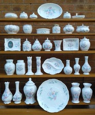 AYNSLEY LITTLE SWEETHEART -  SELECTION OF TRINKET BOXES & VASES ETC.