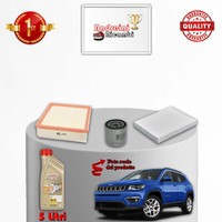 Set Service 3 Filter Und ÖL Jeep Compass Ii 1.4 125KW 170CV Von 2017-