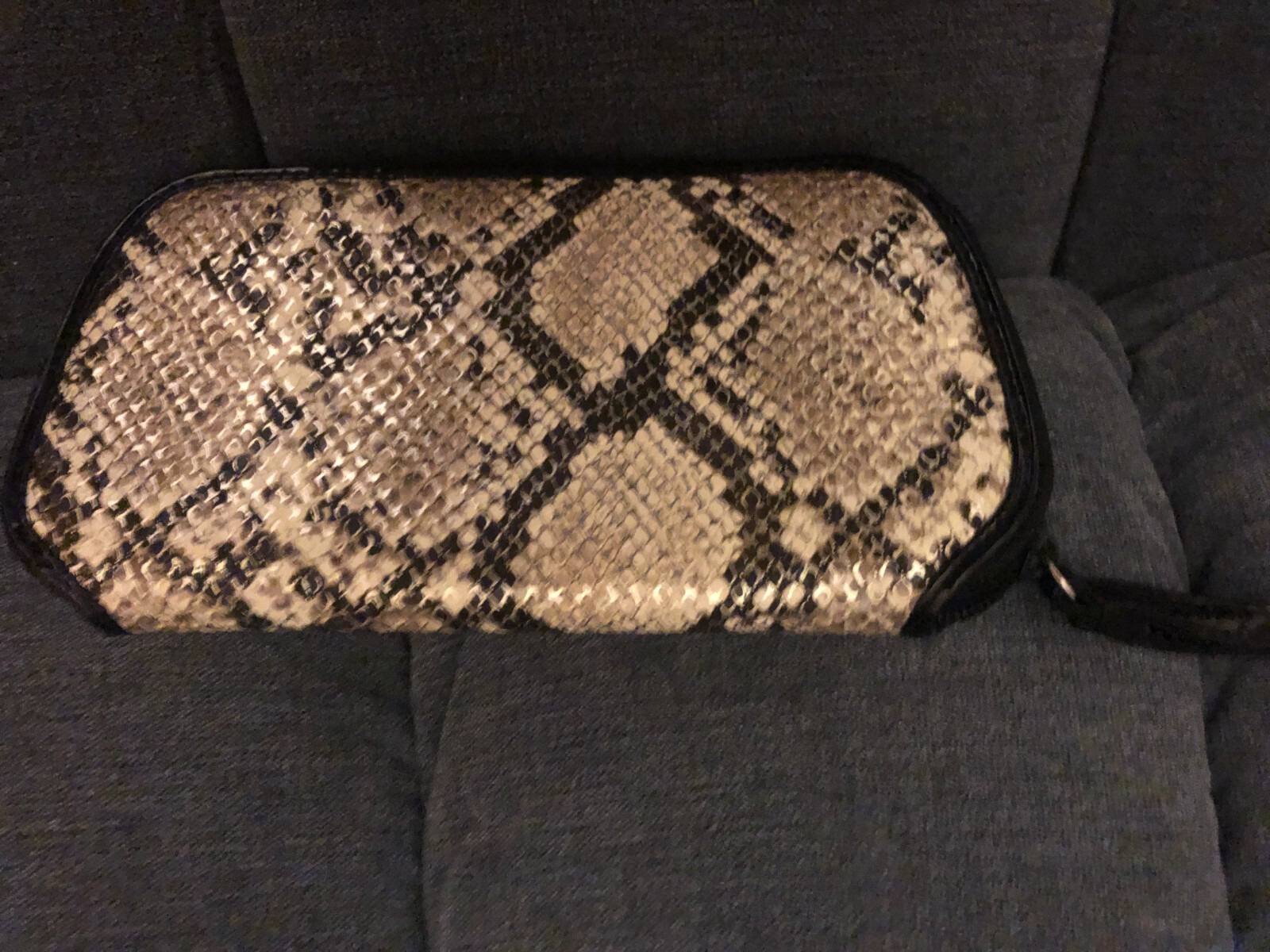 Tahari Python Snake Print Wallet/Wristlet Vegan L… - image 2