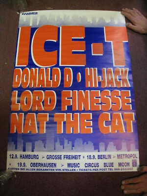 Ice T Poster Ice-T Icet Donald D Hi Jack Lord Finesse Nat The Cat Deutschland