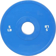 1 Pair Bumper Plates 2" Olympics Rubber Weight Plates 1.25 /2.5/5/10 LBS Plates