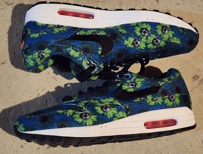 Nike Air Max 1 Premium SE 'Floral Mowabb' Fleece Men's Size 10