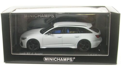 Audi RS 6 Avant (biały lodowcowy metaliczny) 2019 1:43 Minichamps - Zdjęcie 1 z 1