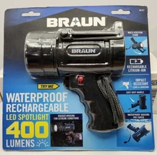 400 Lumen Rechargeable Waterproof LED Spotlight