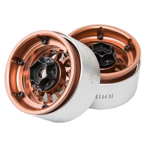 Llanta OffSet RhinoRC 1.9" MOZA ZERO 4 piezas para coche sobre orugas RC 1/10 SCX10 RR10 - Imagen 8 de 17