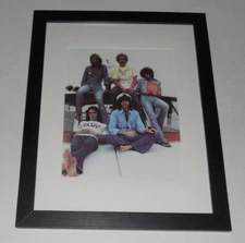 Framed Eagles 1973 Poster on a boat Don Henley, Glenn Frey, Felder 14" by 17"
