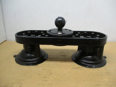 RAM Mount Double Suction Cup Base with B Size 1 inch Ball RAM- 09616