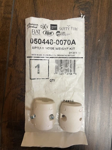 AMERICAN STANDARD. P/N: 050448-0070A. SPRAY HOSE WEIGHT KIT. 1 1/2" X 1 3/4".