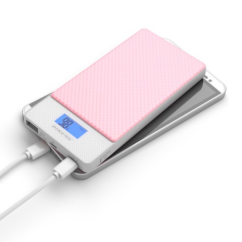 (100% Ori)PINENG PN 993 10000mAh Quick Charge 3.0 Type C Polymer Power Bank-Pink - Picture 3 of 7