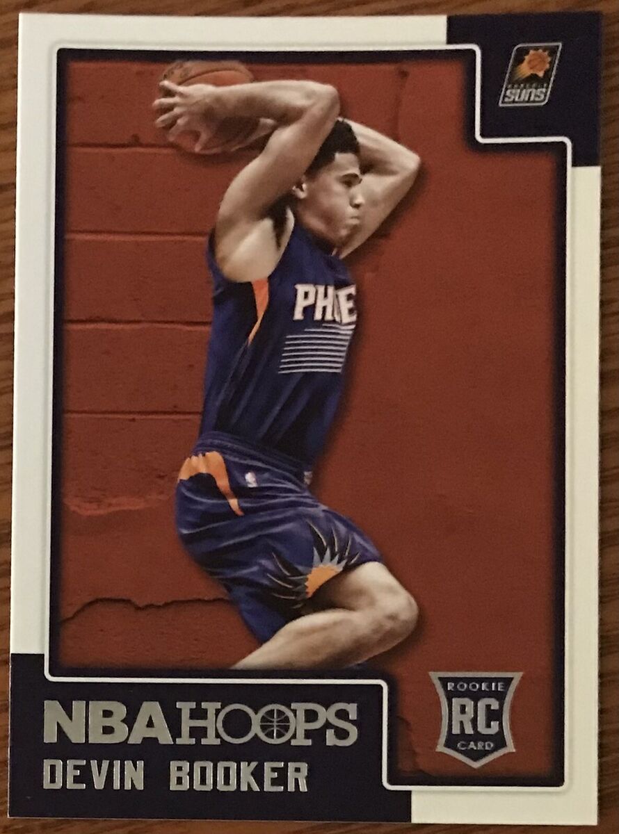 2015-16 Hoops Devin Booker Rookie Card RC #268 Phoenix Suns 2015-16 Hoops Devin Booker Rookie Card RC #268 Phoenix Suns