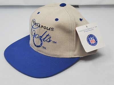 INDIANAPOLIS COLTS Drew Pearson Snapback Baseball Cap 90's WITH TAG ATTACHED NFL