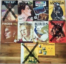Vintage  How to  Draw and Paint Instructional Books SOLD INDIVIDUALLY