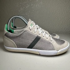 Plae Prospect Sneakers Shoes Womens 7 Gray Stone Green Washable Walking Lace Up