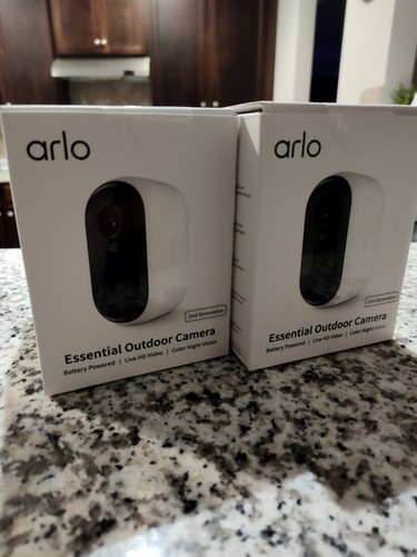 NEW Arlo Essential Outdoor Wireless Live HD Security Camera Battery 2nd Gen (2) - Picture 1 of 3