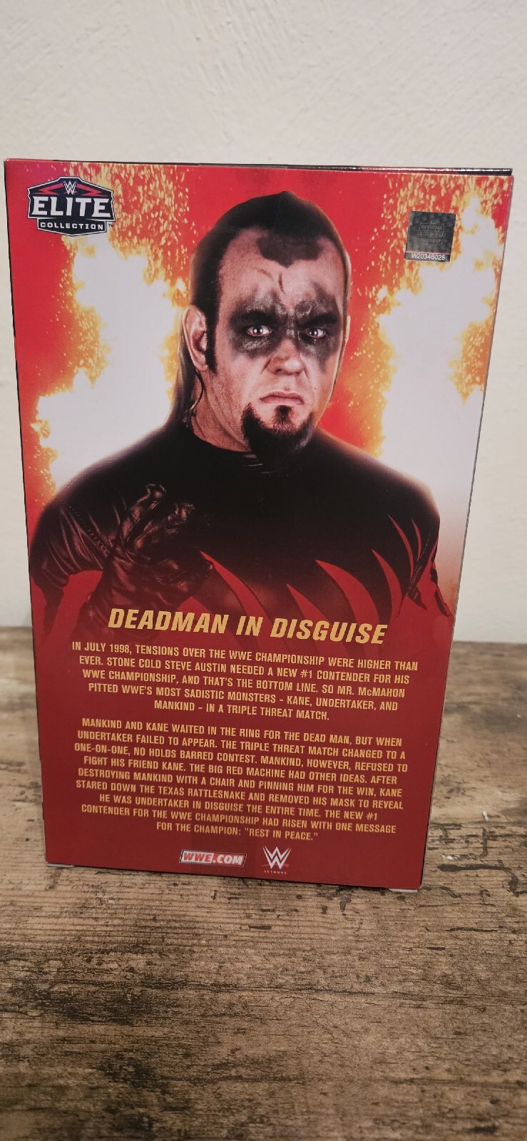 WWE MATTEL RINGSIDE EXCLUSIVE UNDERTAKER AS KANE FIGURE BRAND NEW SEALED IN BOX 