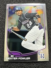 DEXTER FOWLER #191 2013 Topps Chrome Baseball QTY Colorado Rockies